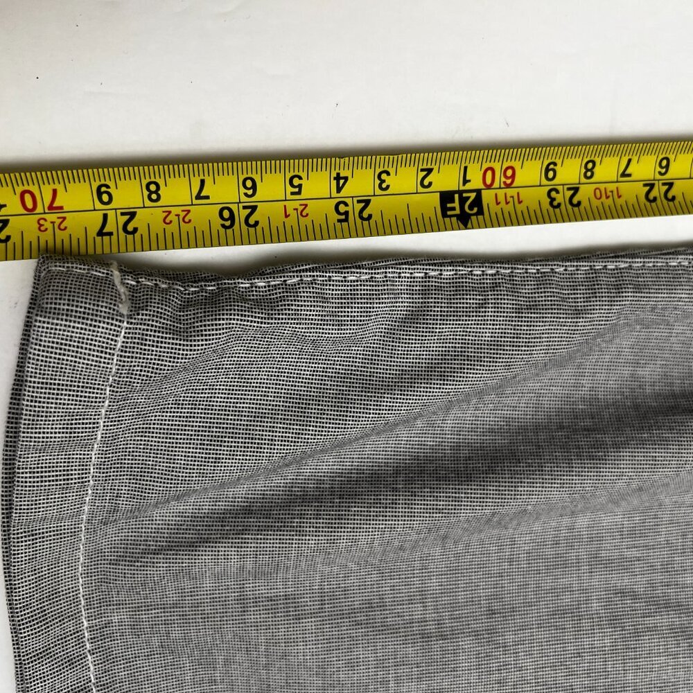 L.O.G.G. H &M Women Chino Pants Blue/White fine striped Straight Leg Size 12 - Picture 10 of 10